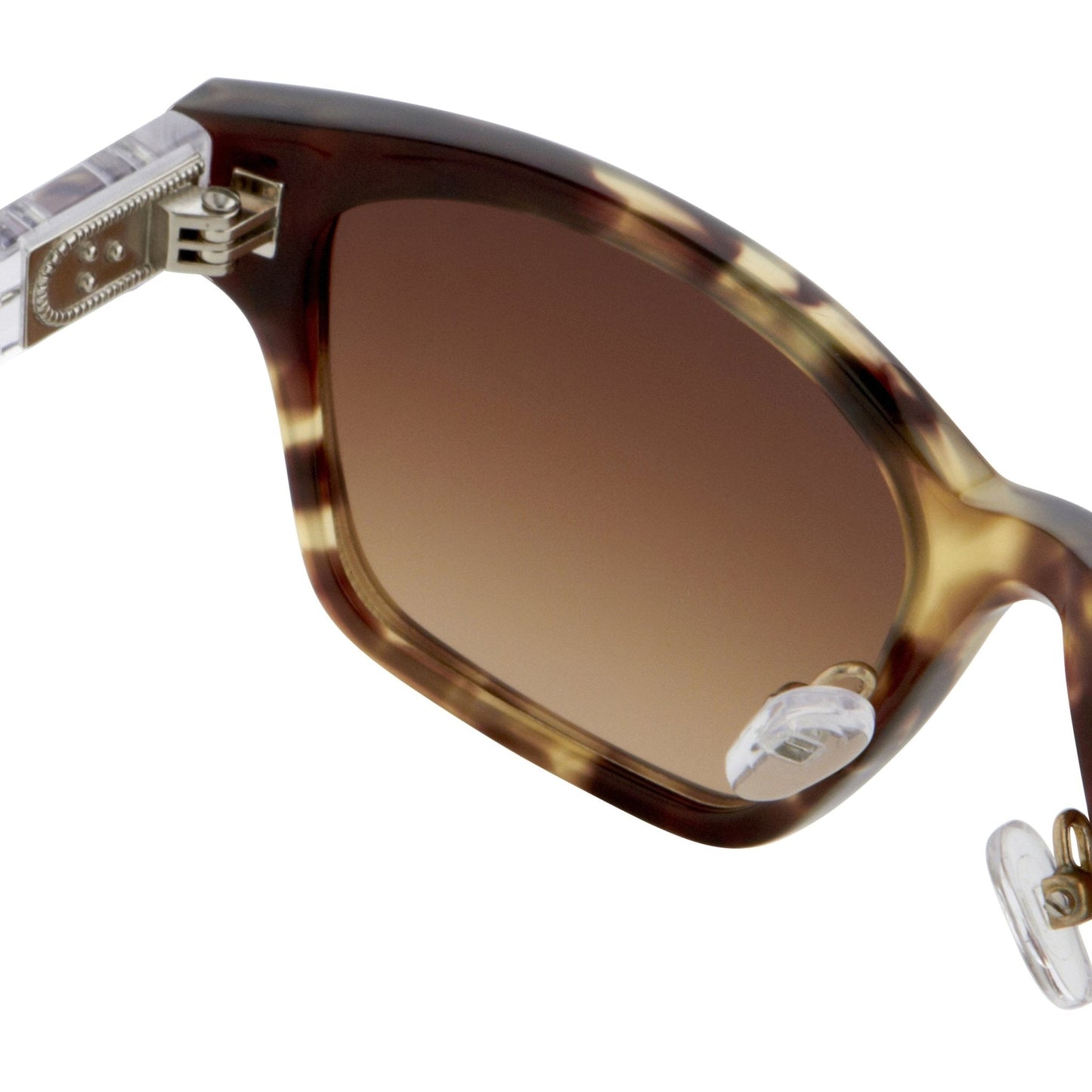 Kris Van Assche Sunglasses Rectangular Tortoise Shell and Brown KVA18C1SUN