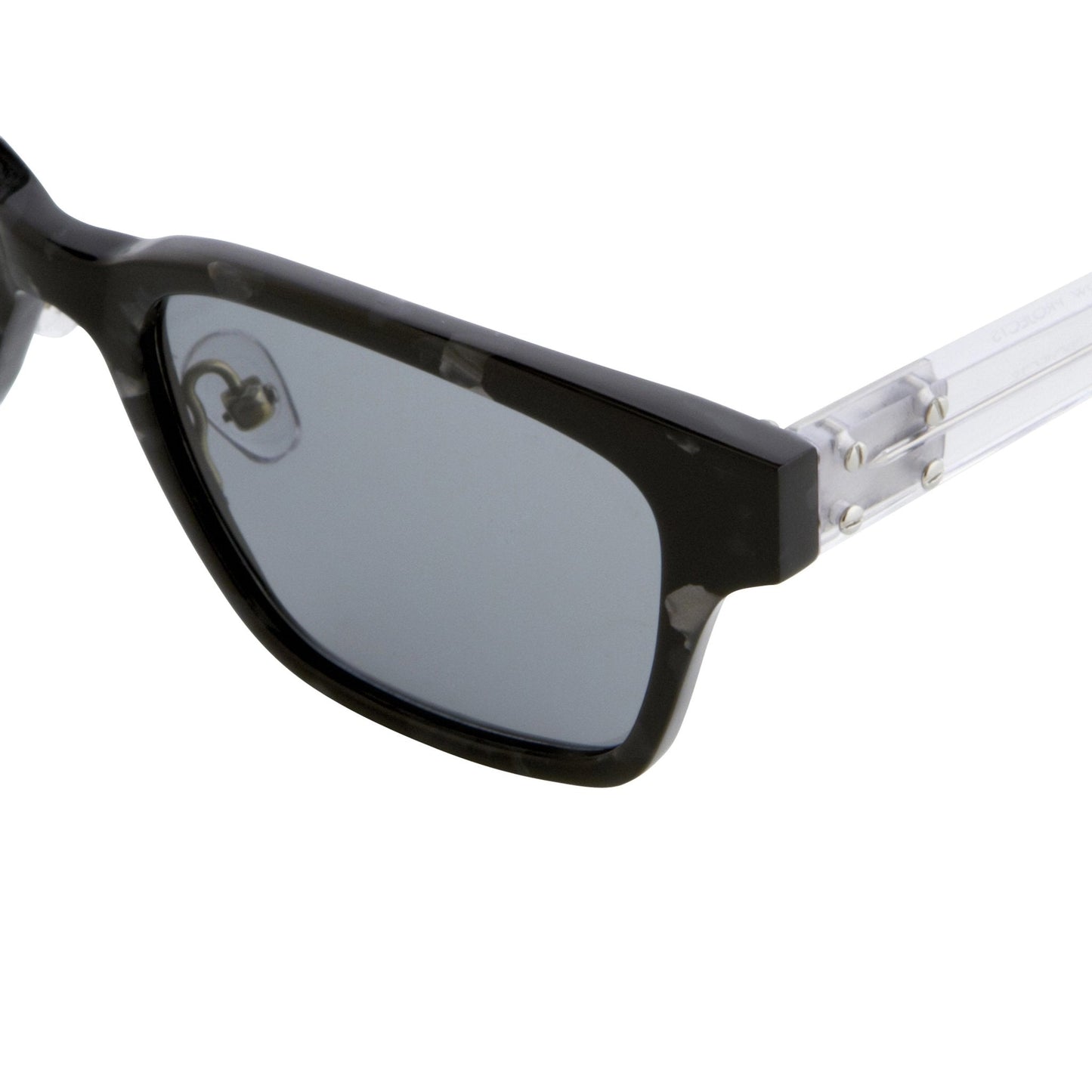 Kris Van Assche Sunglasses Rectangular Tortoise Shell and Grey KVA18C2SUN