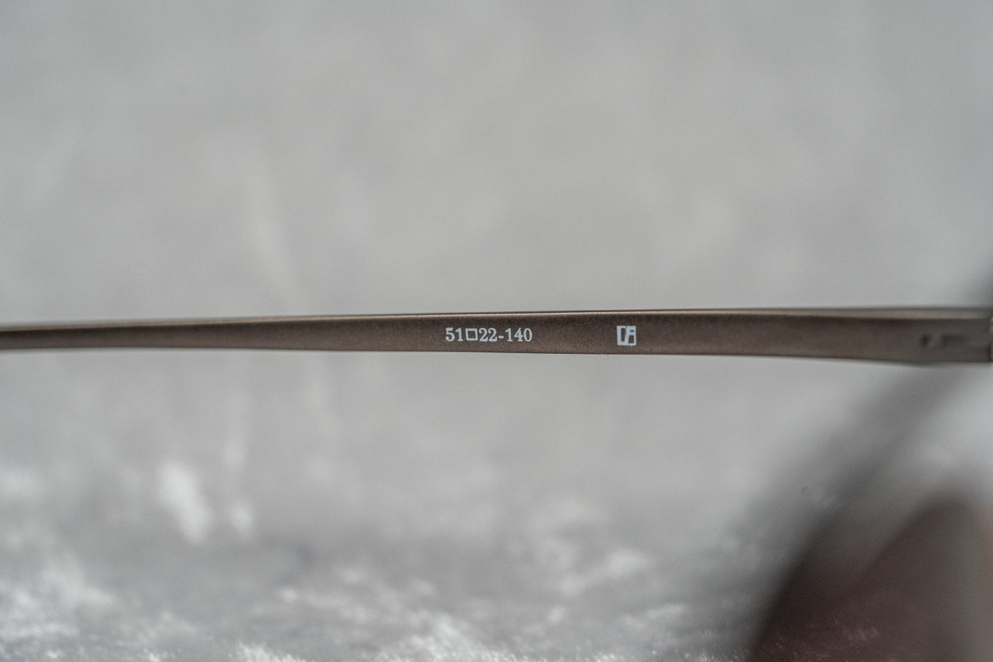 Kris Van Assche Sunglasses Double Bridge Round Apricot and Brown