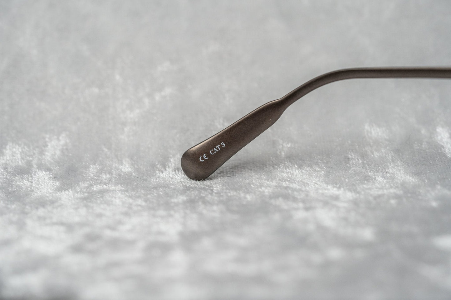 Kris Van Assche Sunglasses Double Bridge Round Apricot and Brown