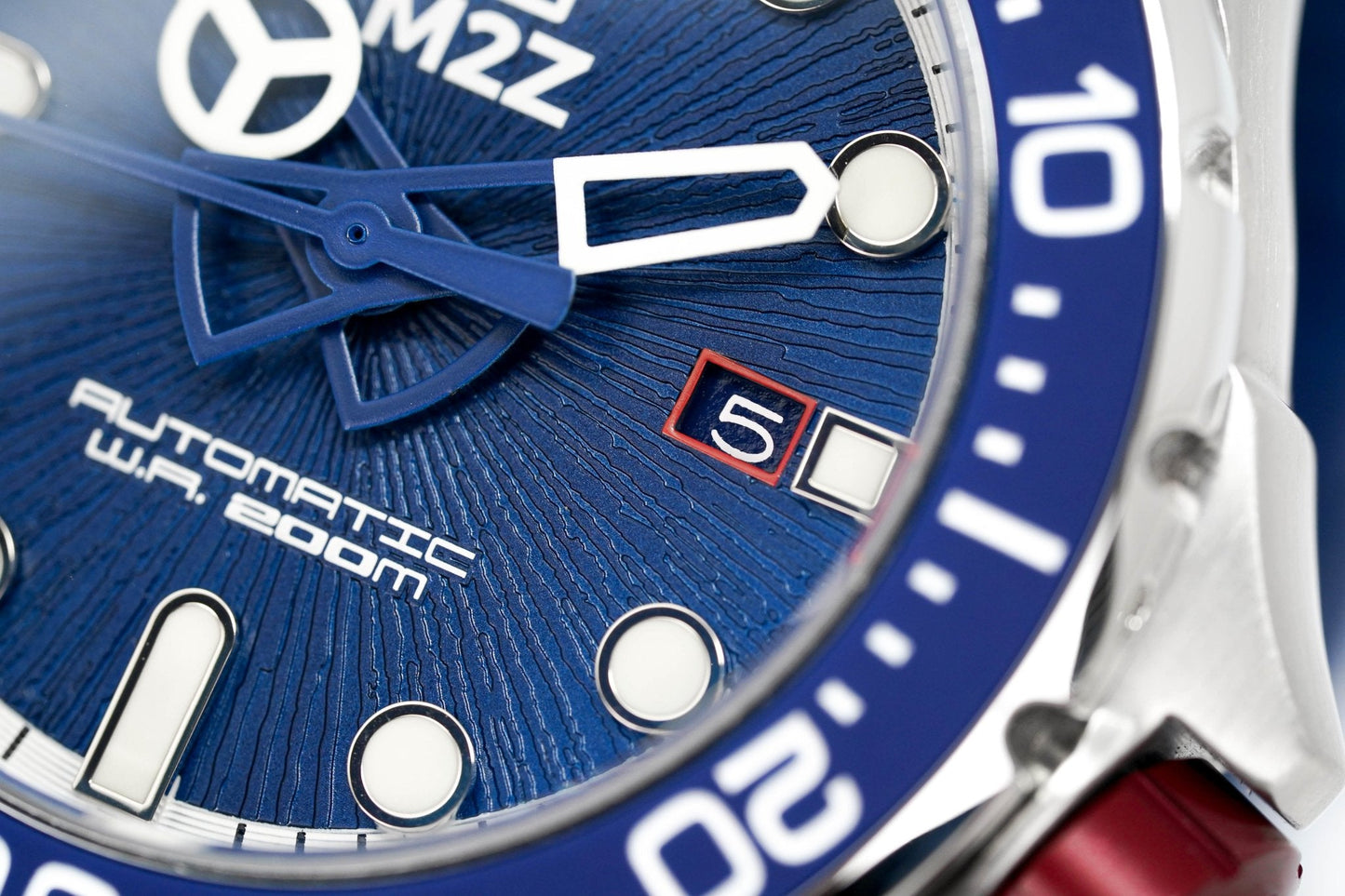 M2Z Men's Watch Diver 200 Blue 200-007