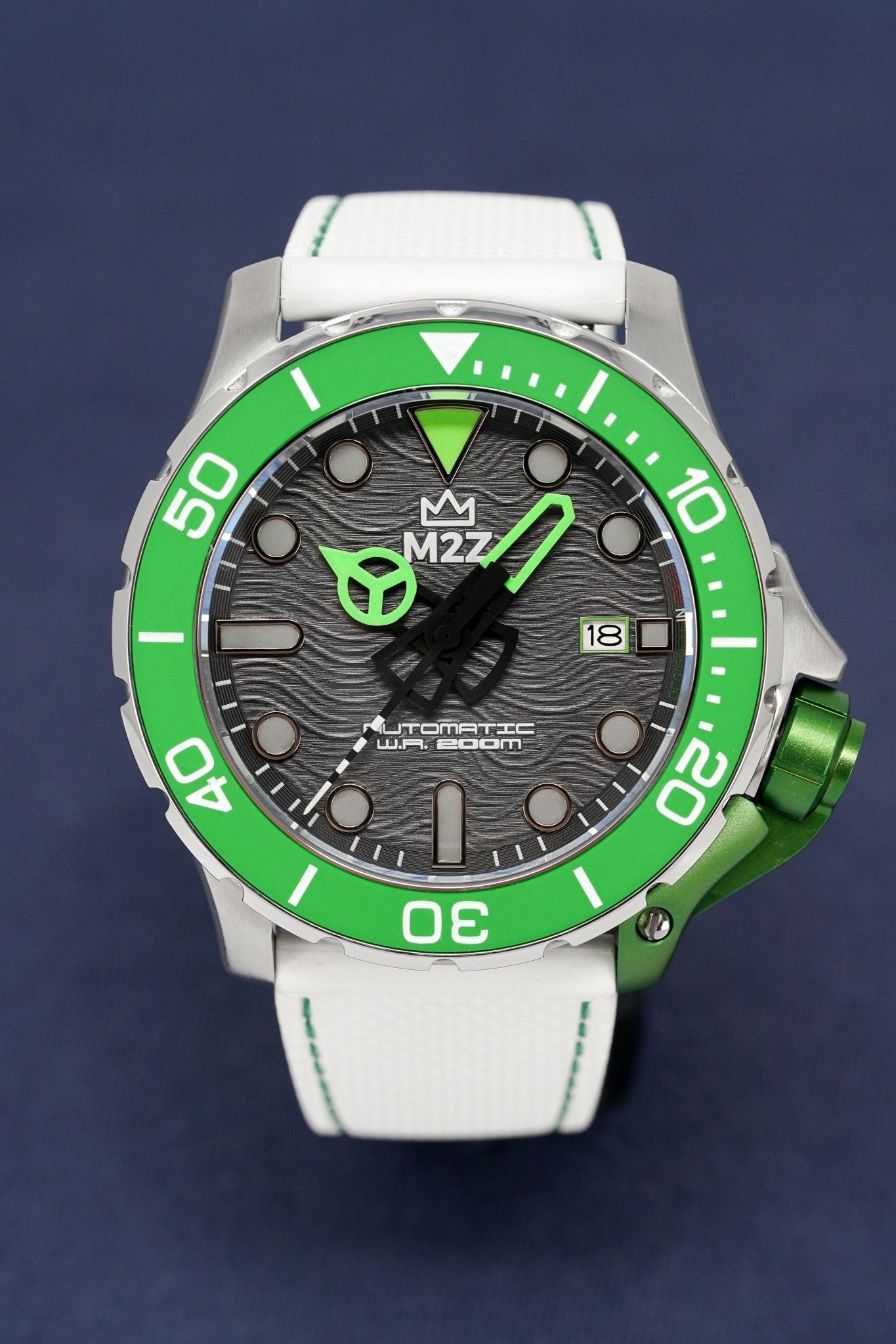 M2Z Men's Watch Diver 200 Green 200-001