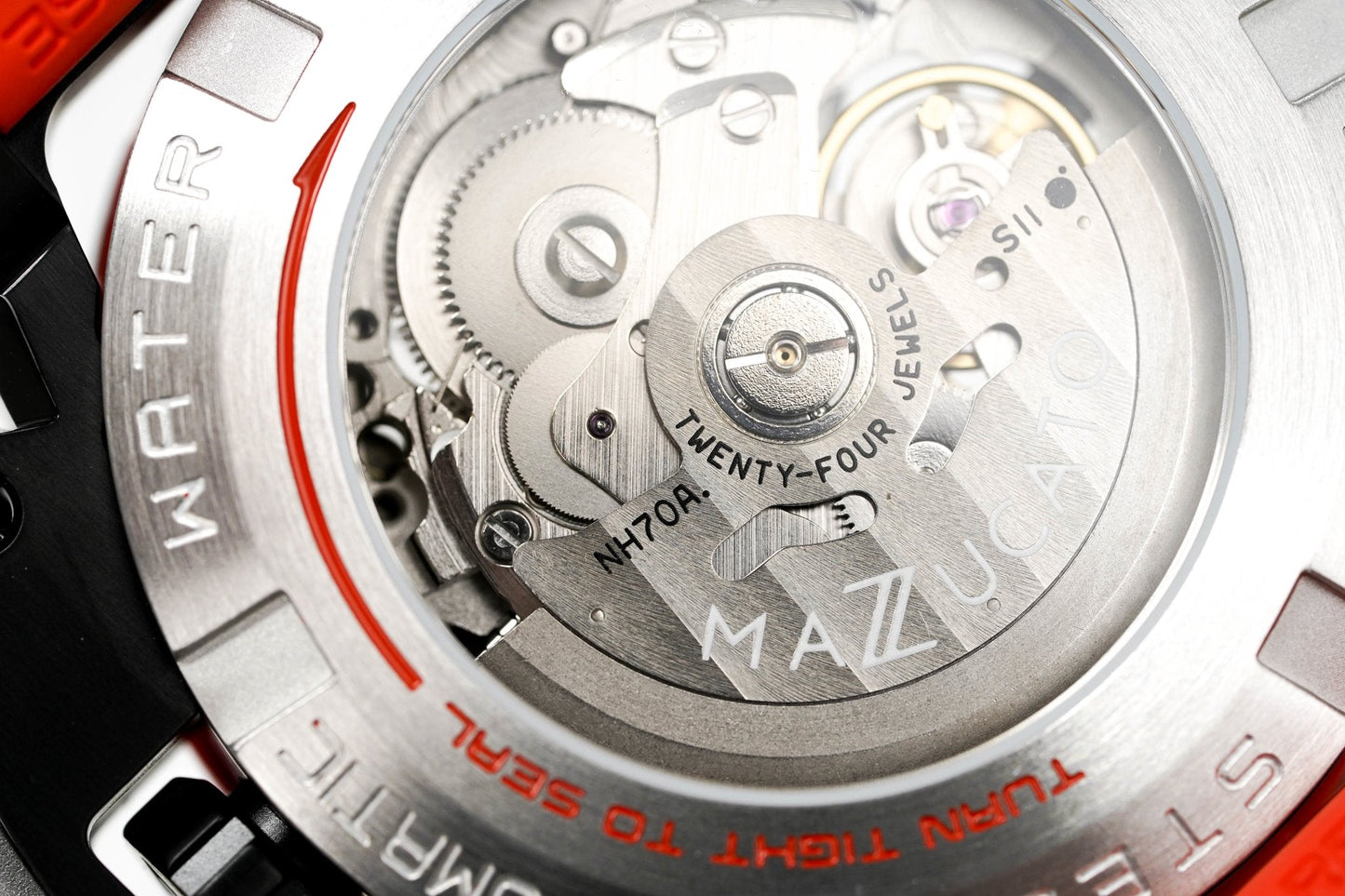 Mazzucato RIM SUB Men's Automatic Watch Orange SK3-OR