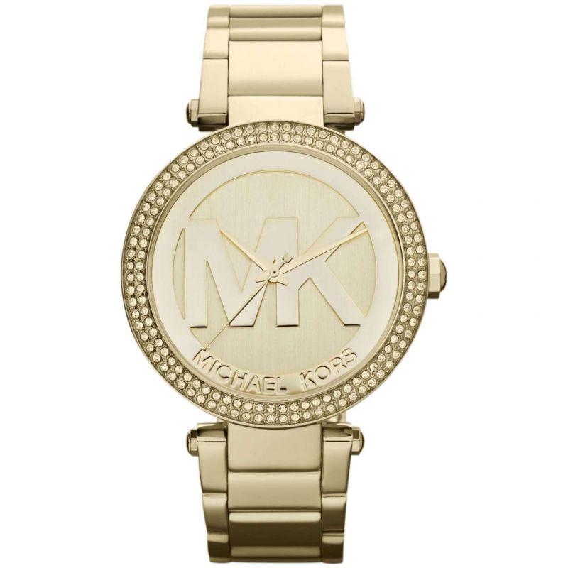 Michael Kors Ladies Watch Parker 39mm Yellow Gold MK5784