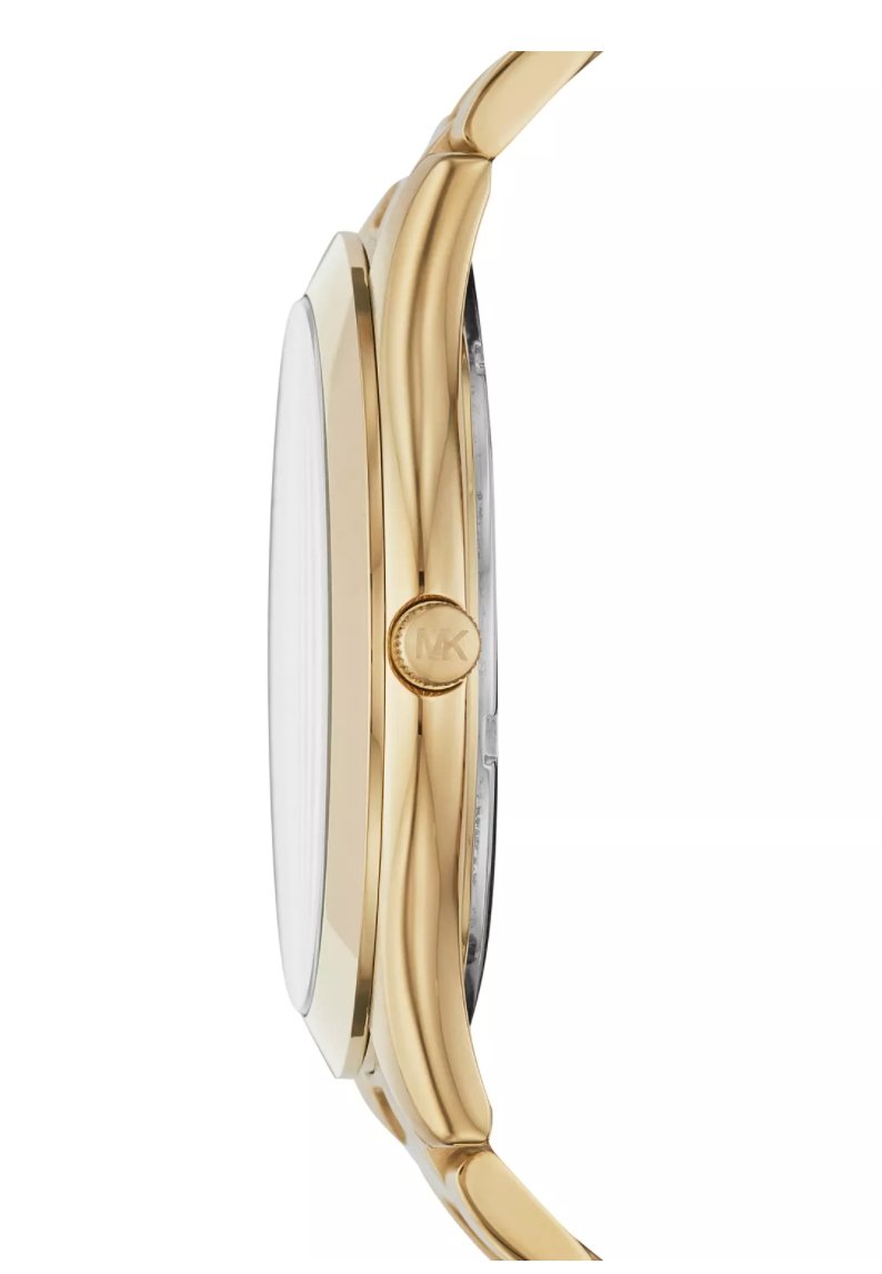 Michael Kors Unisex Watch Slim Runway 42mm Gold MK3478