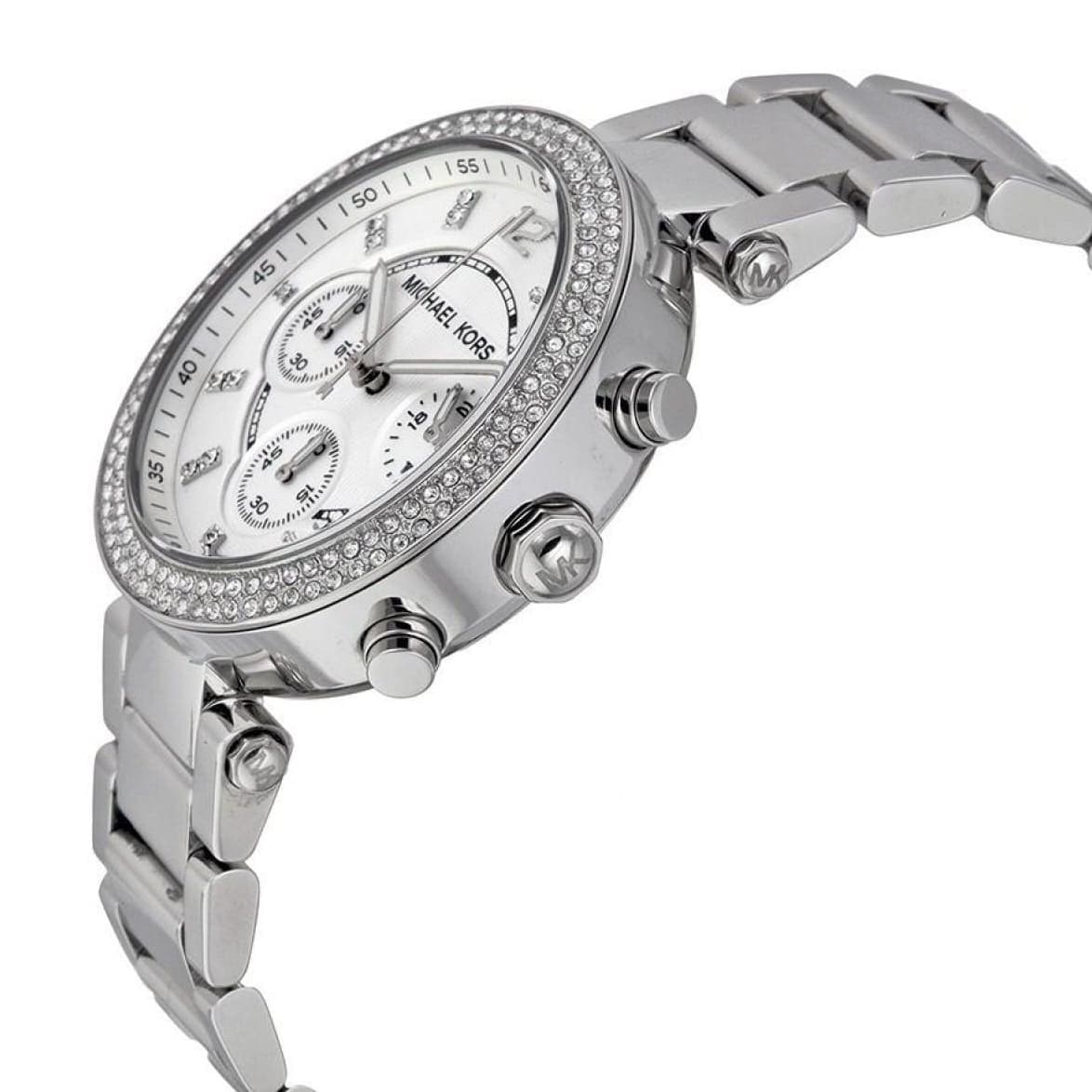 Michael Kors Silver Parker 39mm Chronograph Ladies Watch MK5353