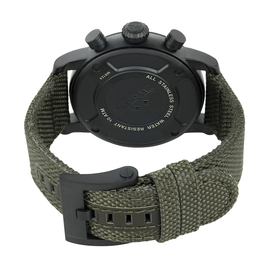 TW Steel Watch Maverick Chronograph Khaki MS124