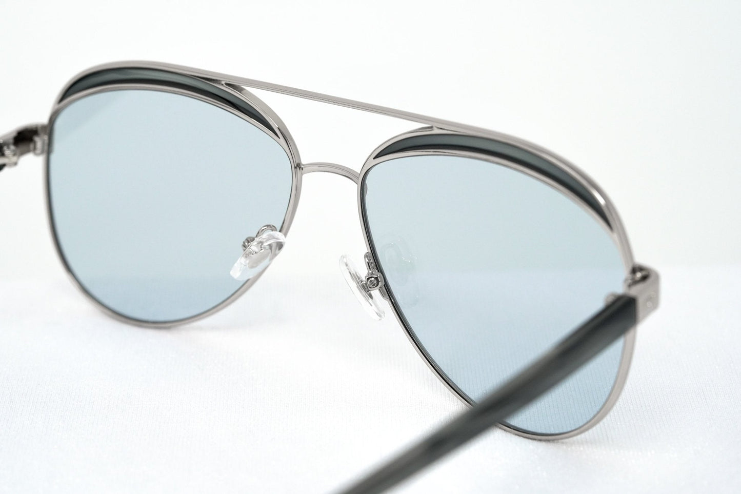 NO 21 Sunglasses Brass and Blue Lenses