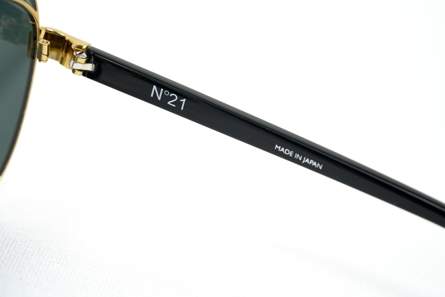 NO 21 Sunglasses Gold and Green