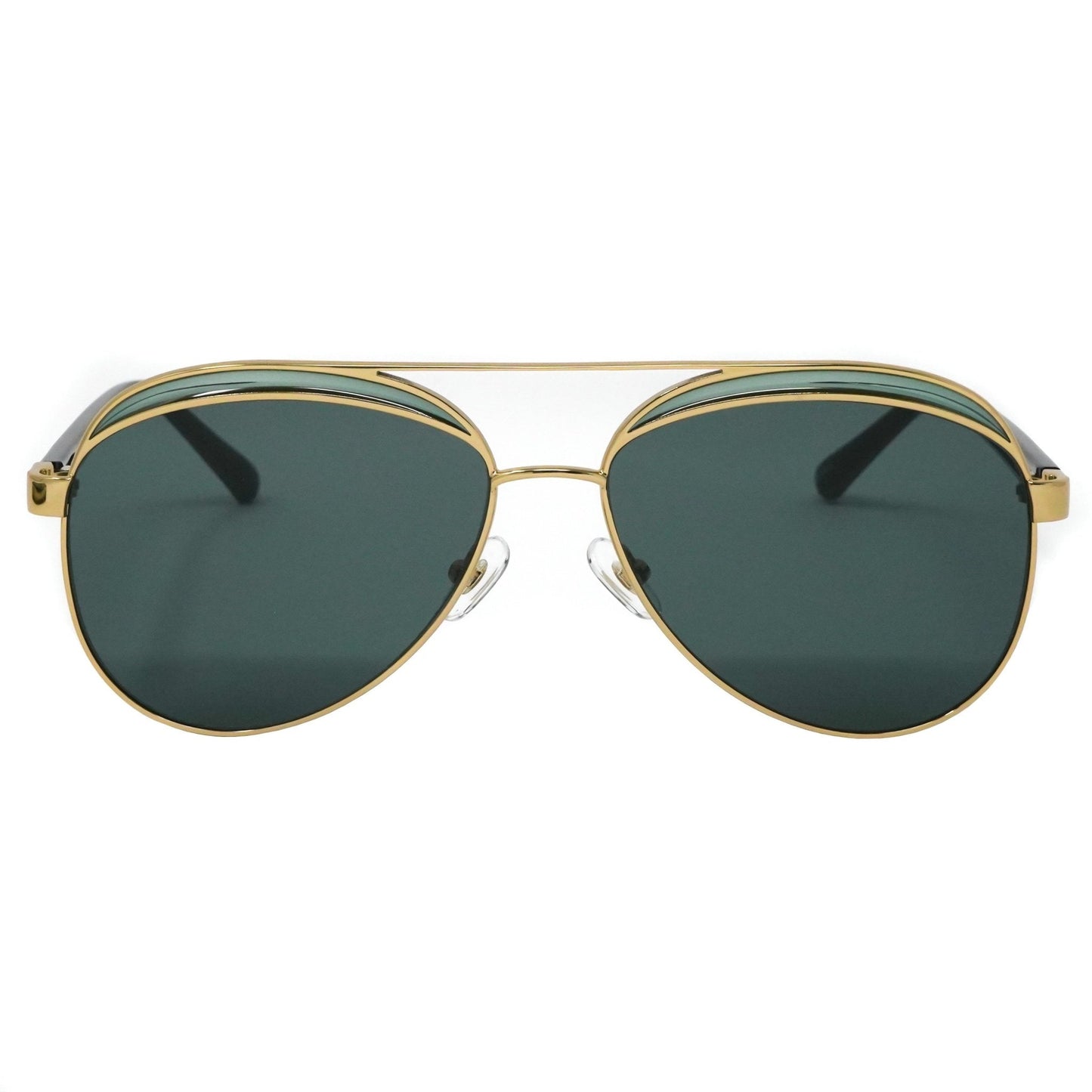 NO 21 Sunglasses Gold and Green