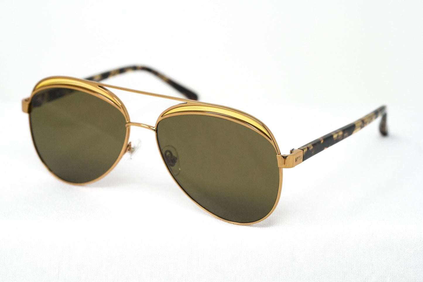 NO 21 Sunglasses Golden Brown