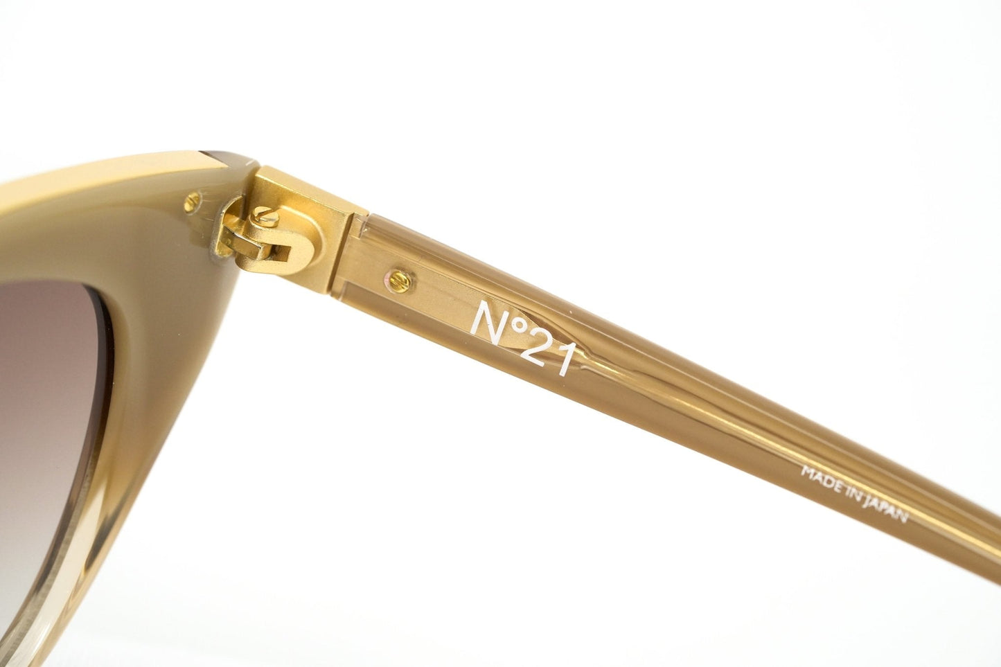 NO 21 Women's Sunglasses Cat Eye Gold