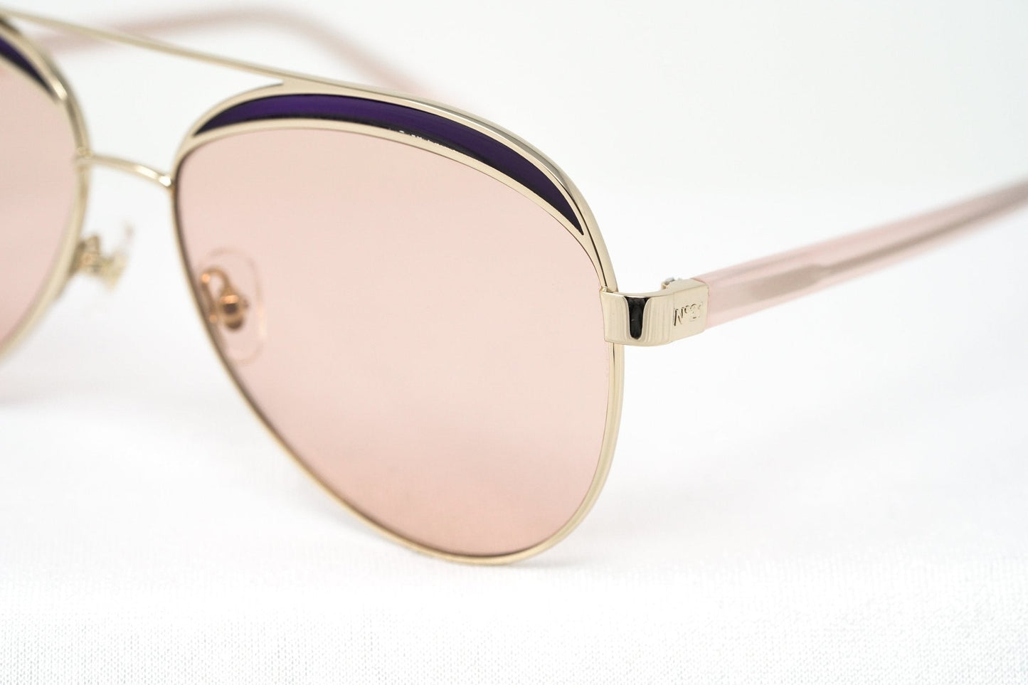 NO 21 Women's Sunglasses Rose Gold and Peach
