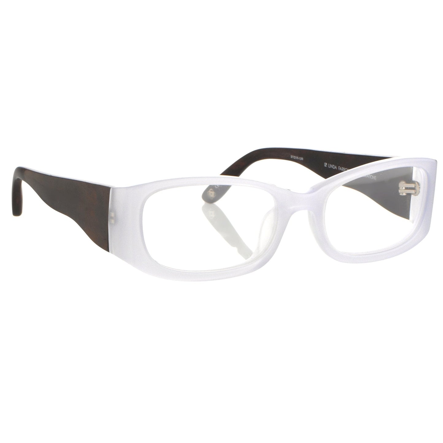 Oscar De La Renta Eyeglasses D-Frame Ivory and Clear