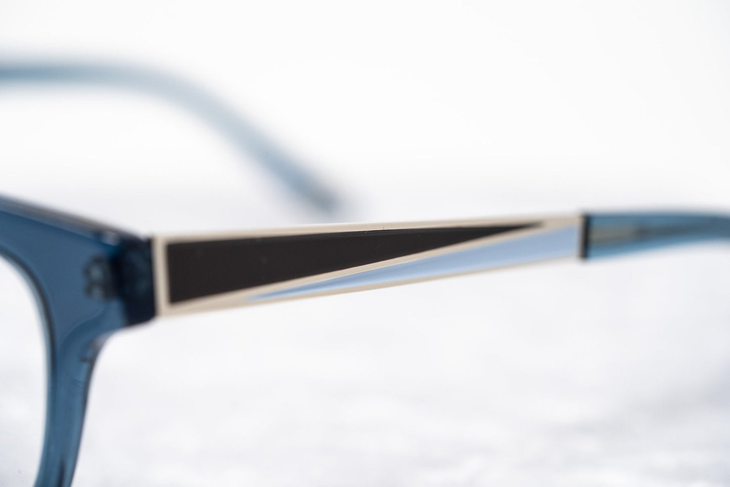 Oscar De La Renta Eyeglasses D-Frame Blue and Clear