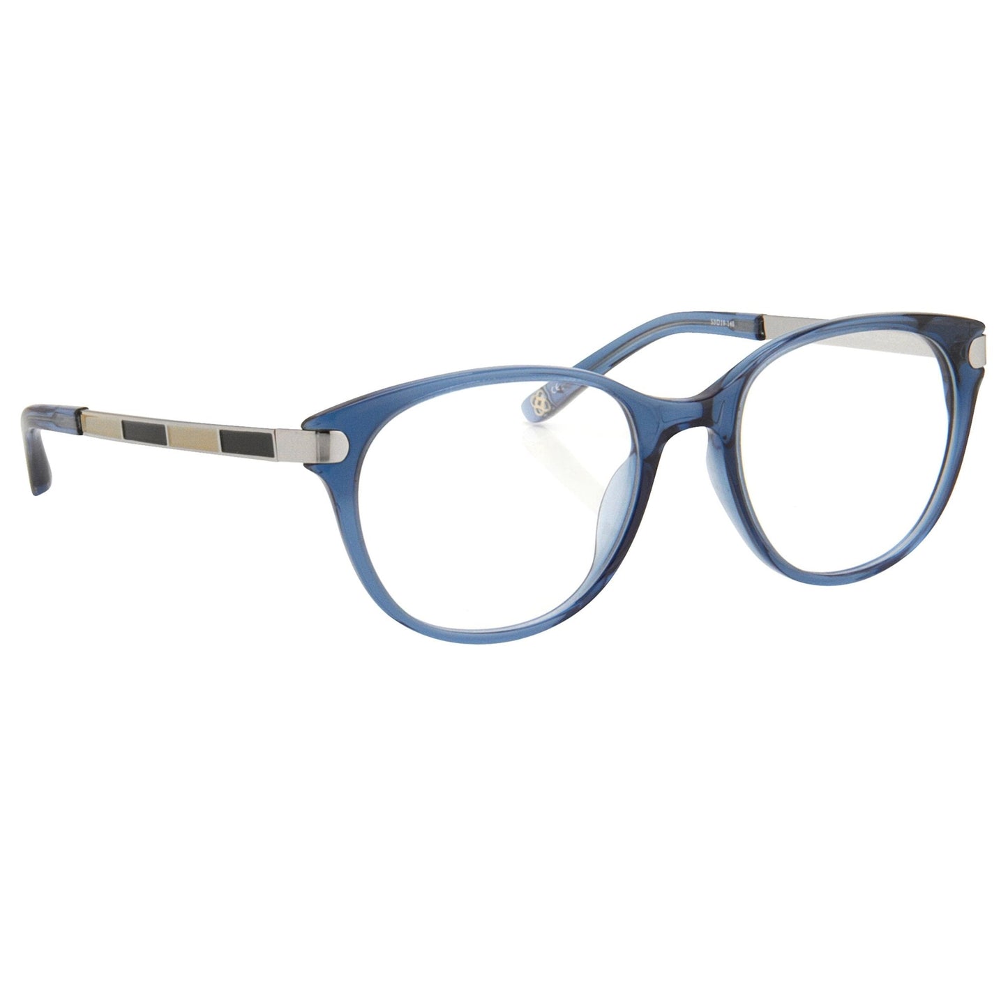 Oscar De La Renta Eyeglasses Oval Blue and Clear