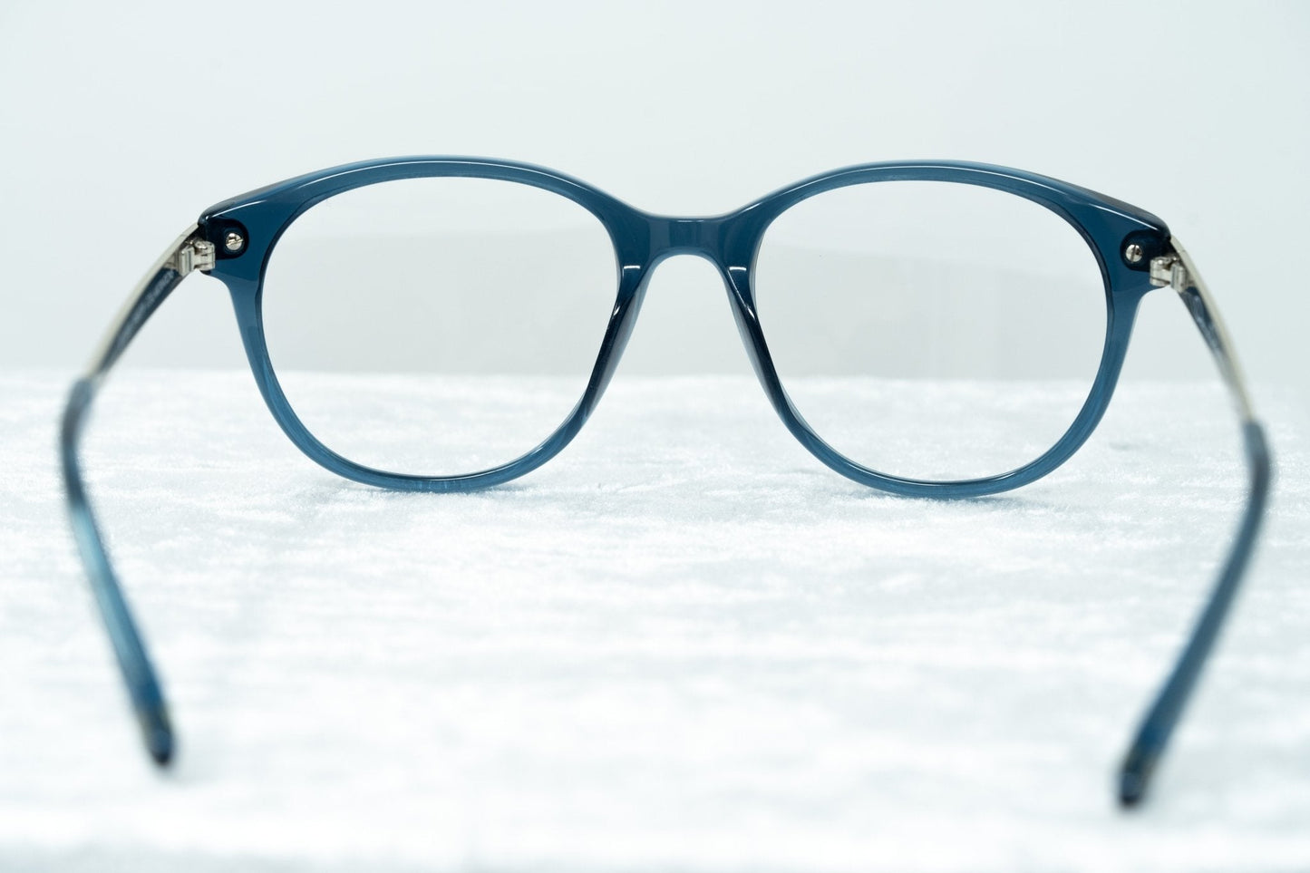Oscar De La Renta Eyeglasses Oval Blue and Clear