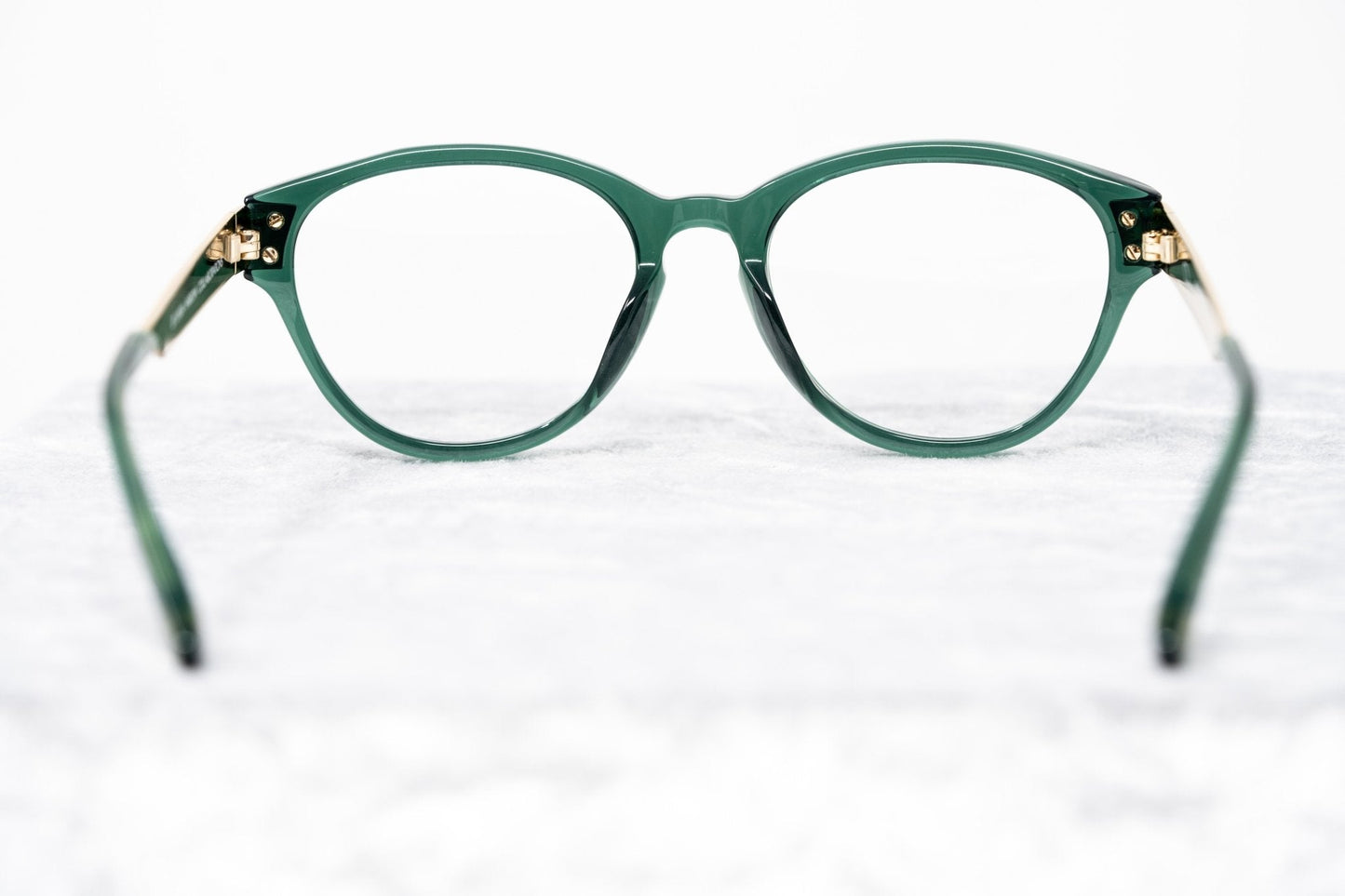 Oscar De La Renta Eyeglasses Oval Green and Clear