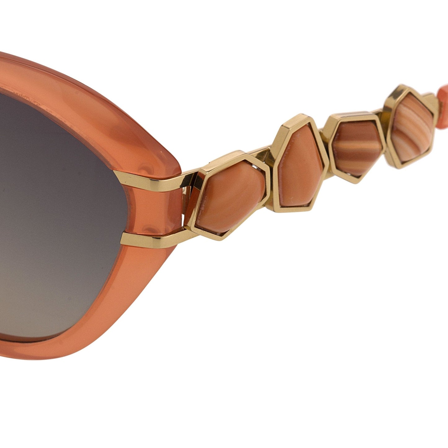 Oscar De La Renta Sunglasses Oversized Orange