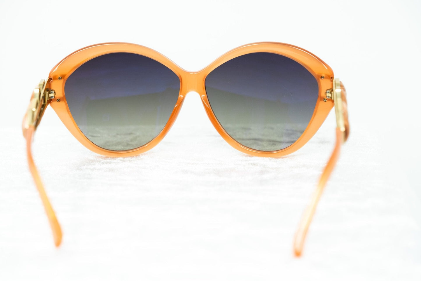 Oscar De La Renta Sunglasses Oversized Orange