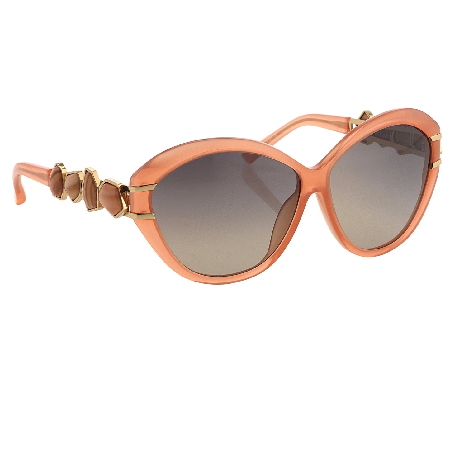 Oscar De La Renta Sunglasses Oversized Orange