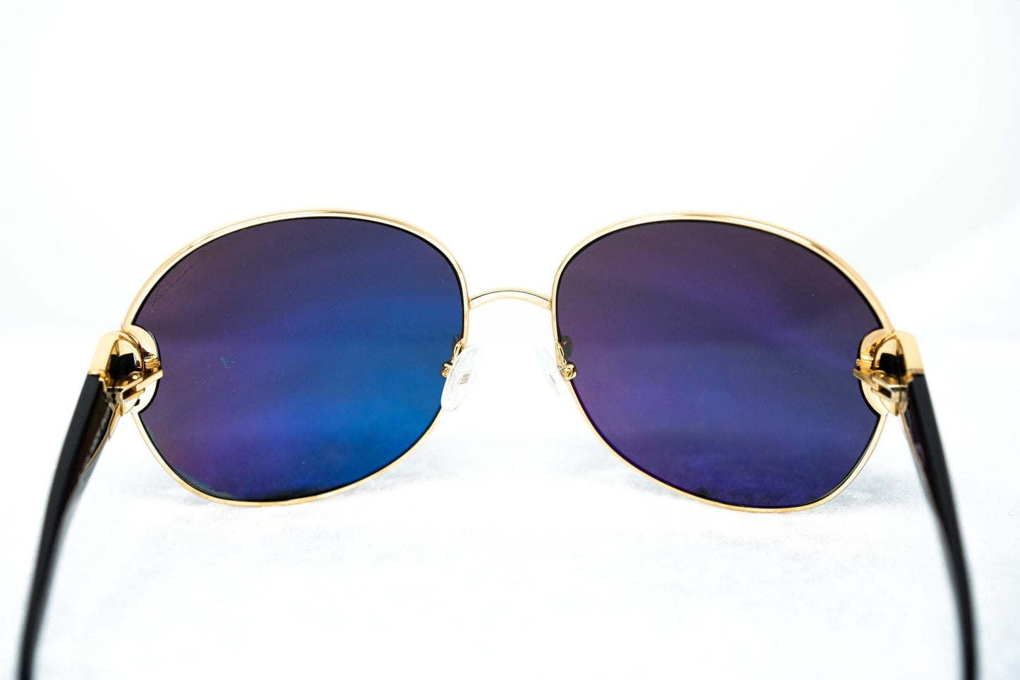 Oscar De La Renta Sunglasses Oversized Gold and Grey