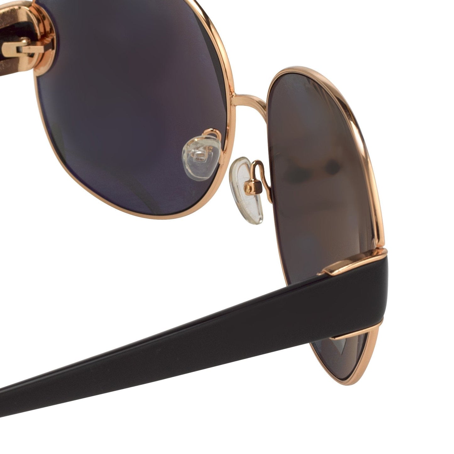 Oscar De La Renta Sunglasses Oversized Gold and Grey
