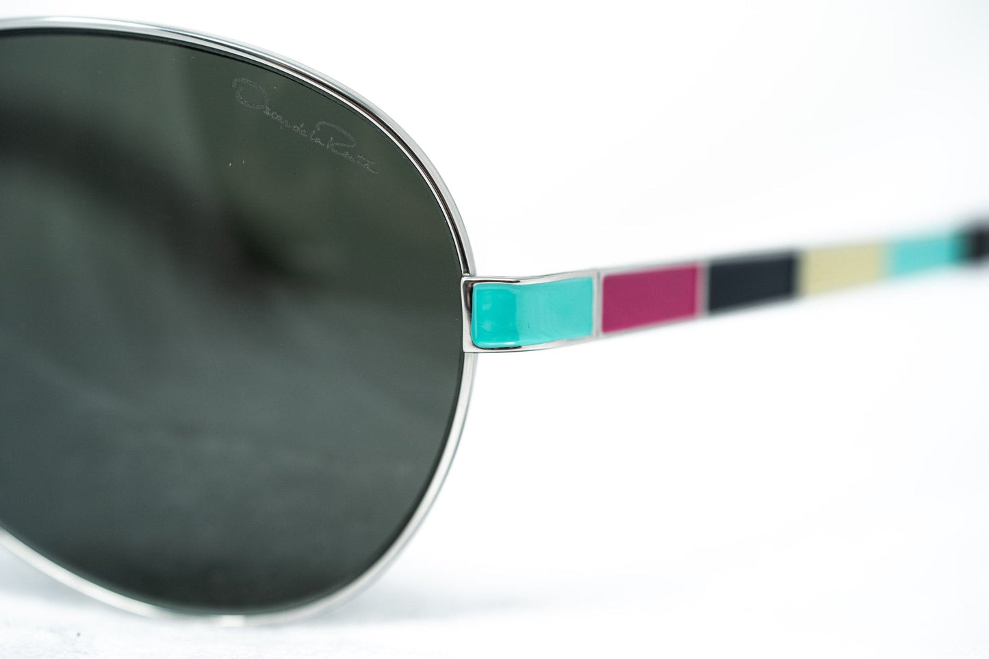 Oscar De La Renta Sunglasses Silver and Grey
