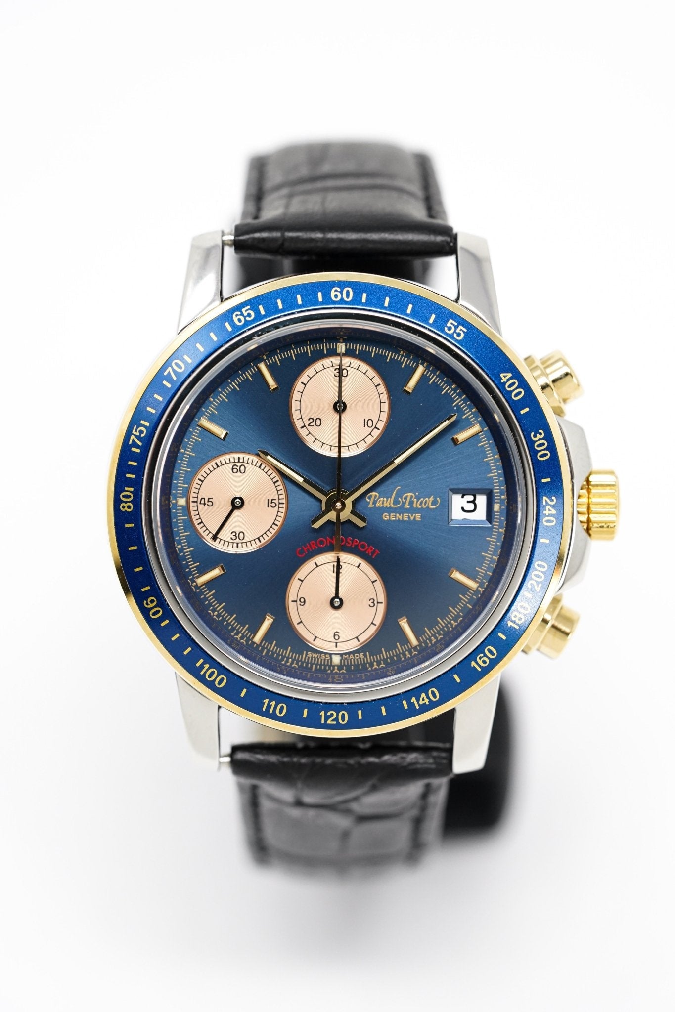 Paul Picot Men's Watch Chronosport Chronograph Blue P7005.222.254