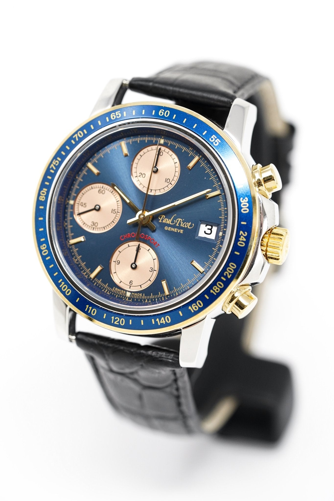 Paul Picot Men's Watch Chronosport Chronograph Blue P7005.222.254