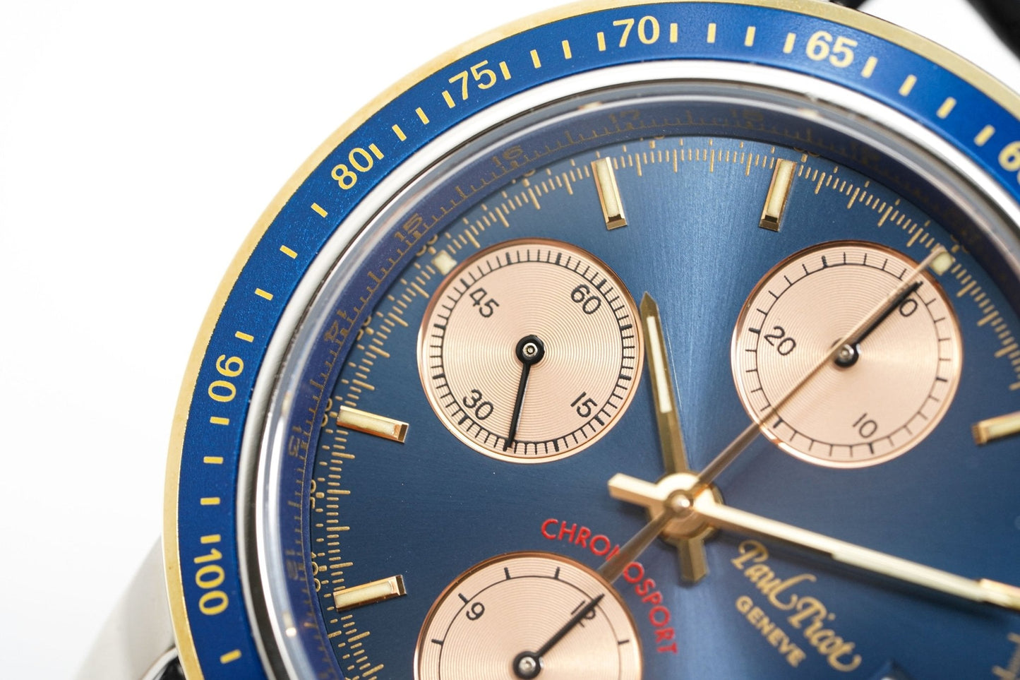Paul Picot Men's Watch Chronosport Chronograph Blue P7005.222.254