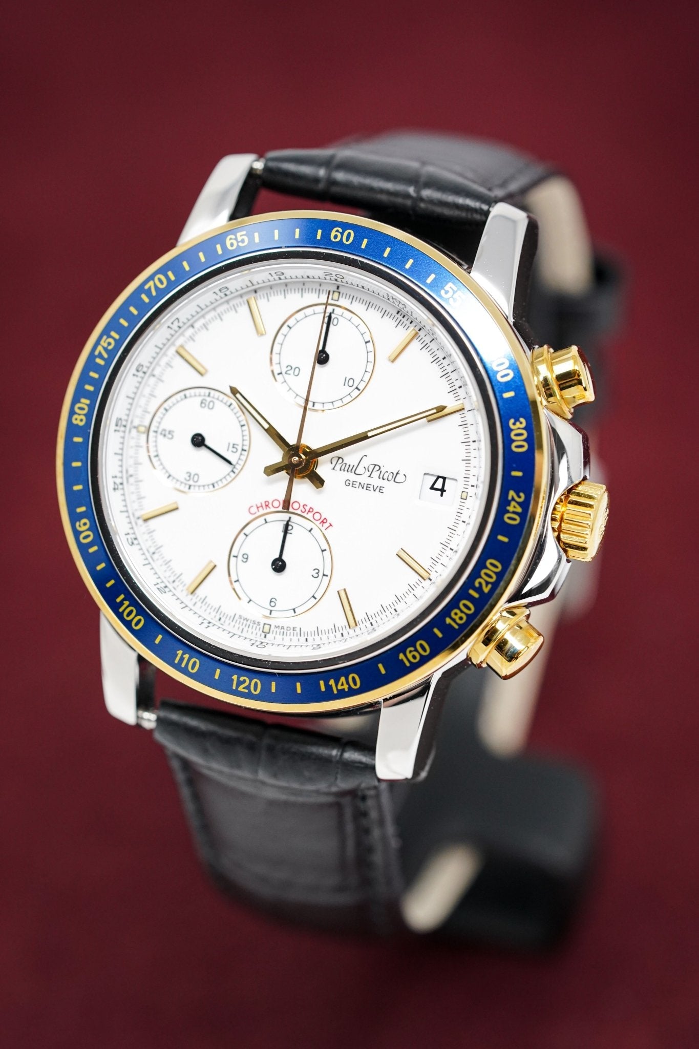 Paul Picot Men's Watch Chronosport Chronograph White P7005.W22.112