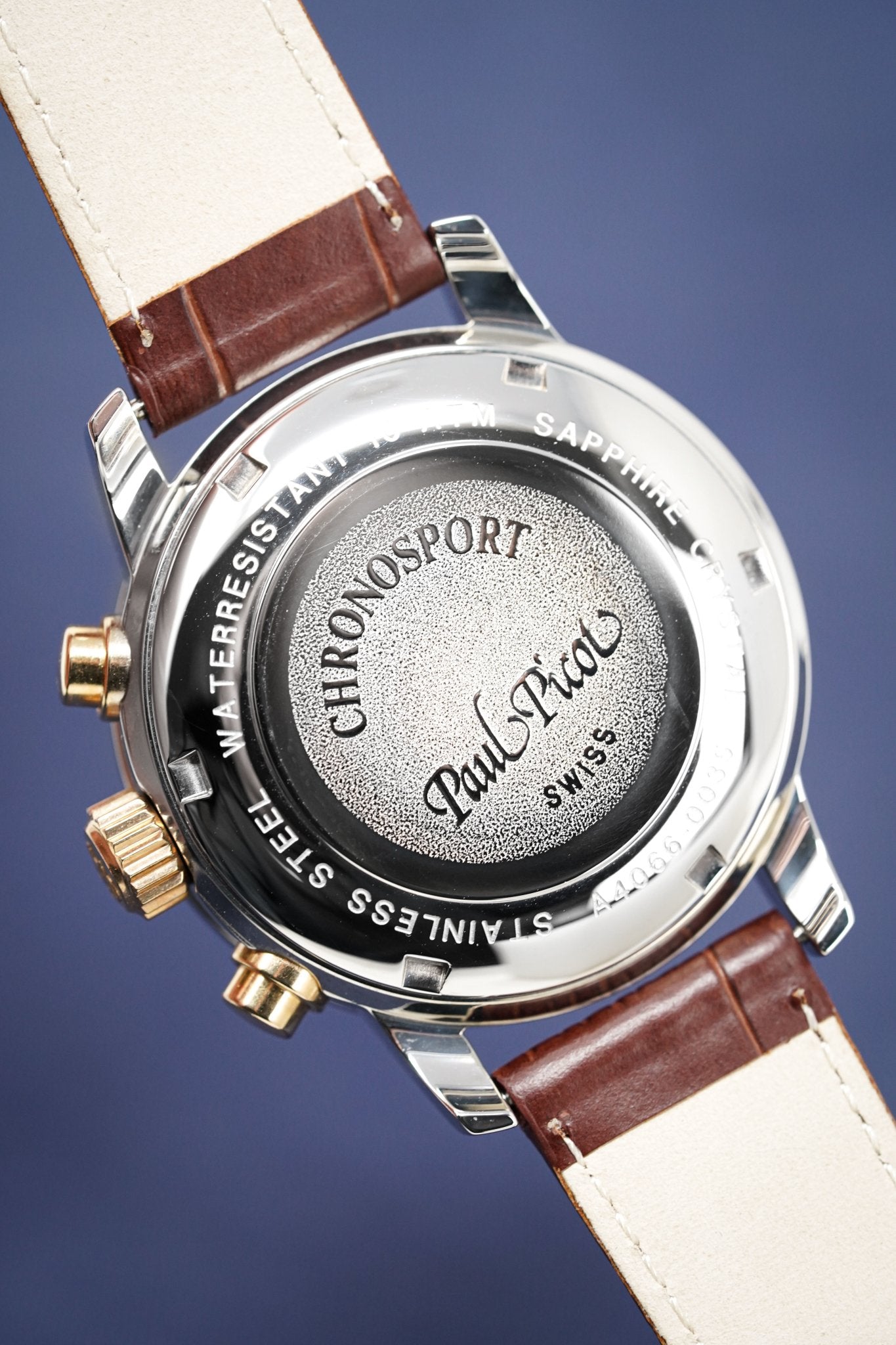 Paul Picot Men's Watch Chronosport Chronograph White P7034.20A.113
