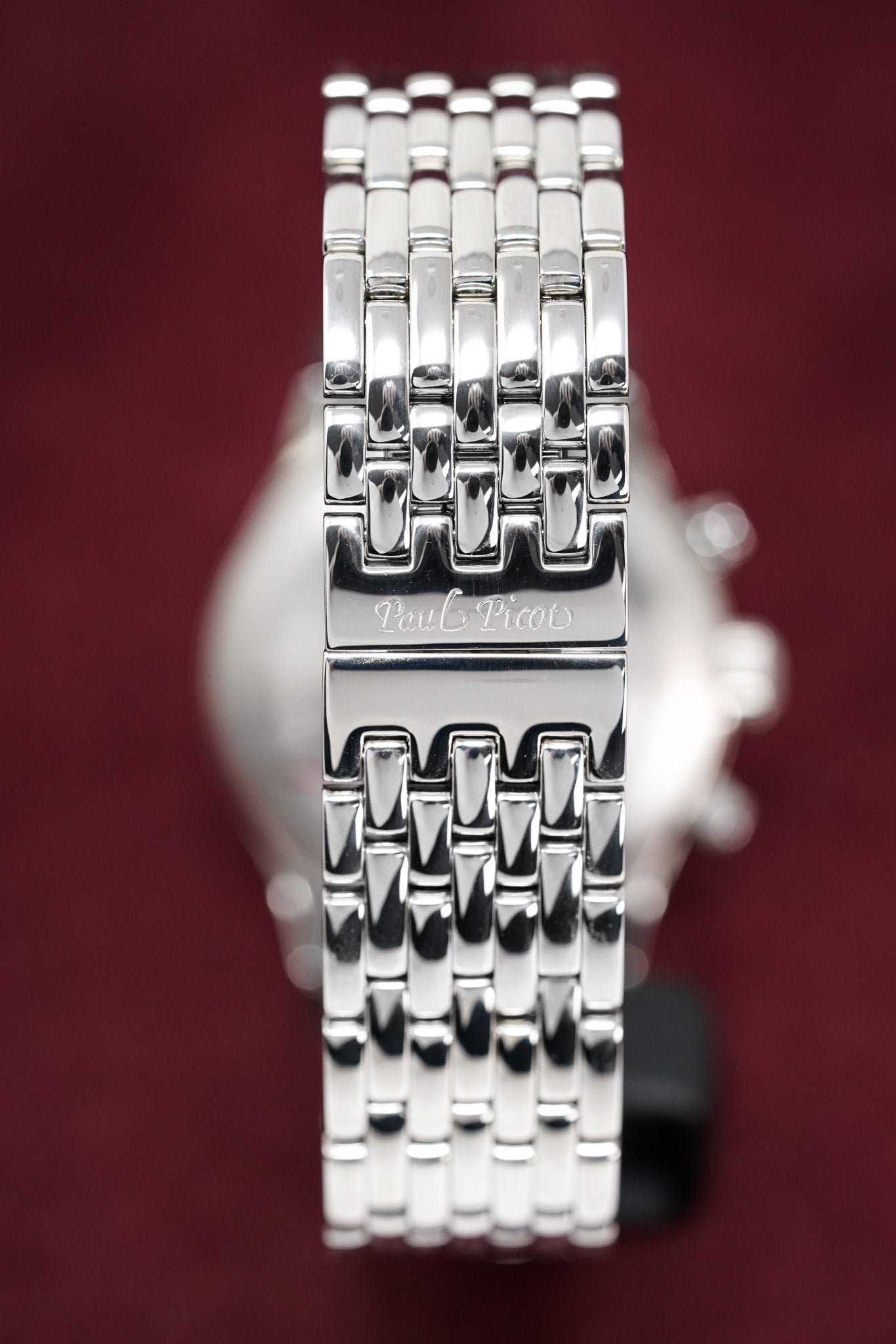 Paul Picot Men's Watch Telemark Chronograph White P4102.20.111/B
