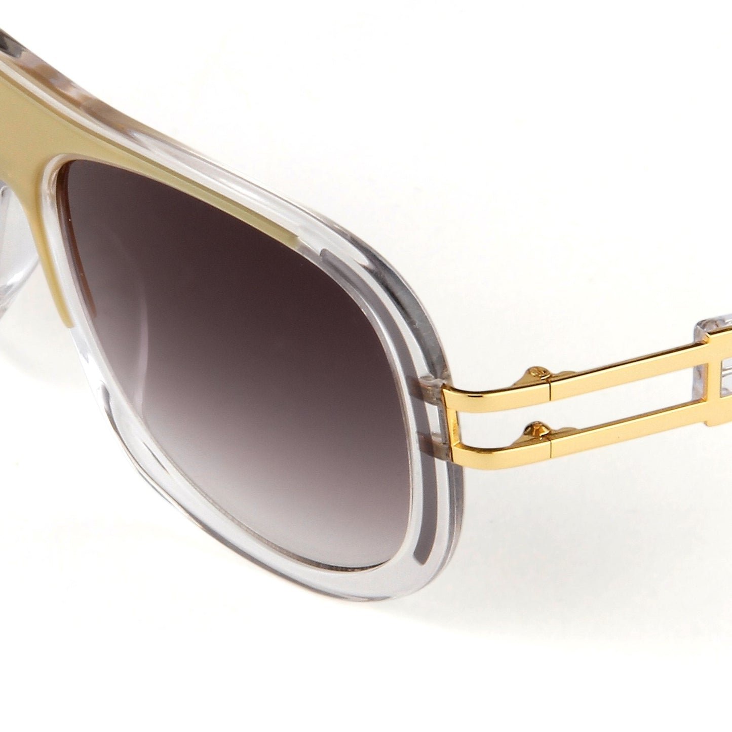 Prabal Gurung Sunglasses Olive Clear and Grey