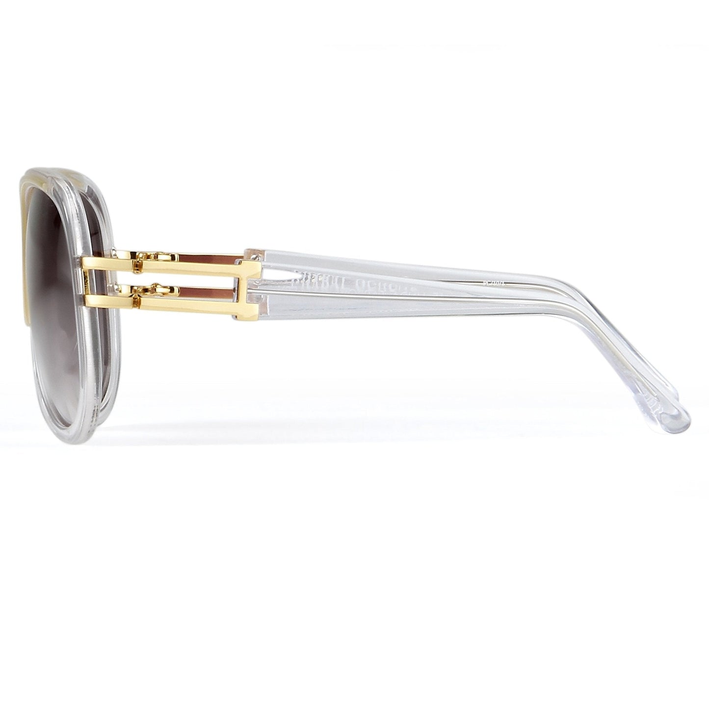 Prabal Gurung Sunglasses Olive Clear and Grey