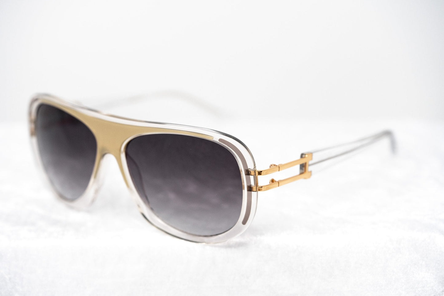 Prabal Gurung Sunglasses Olive Clear and Grey