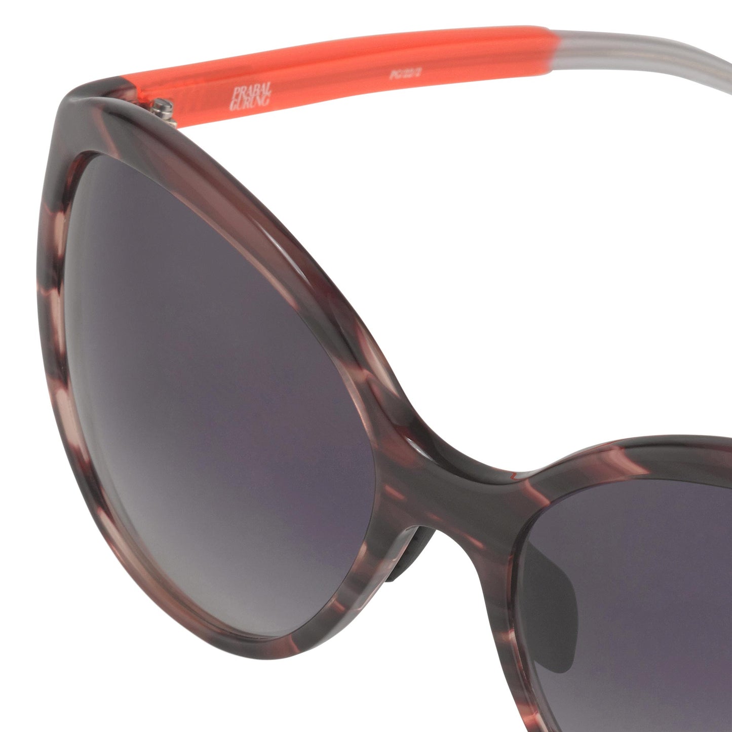 Prabal Gurung Sunglasses Oversized Pink and Grey