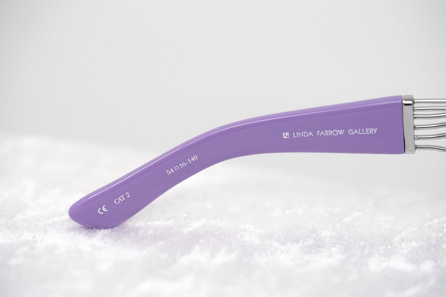 Prabal Gurung Sunglasses Rectangle Purple and Grey