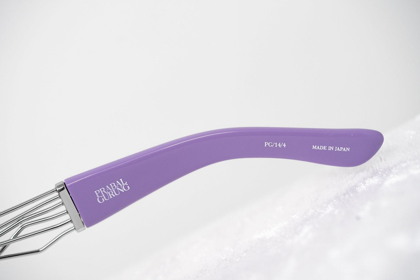 Prabal Gurung Sunglasses Rectangle Purple and Grey