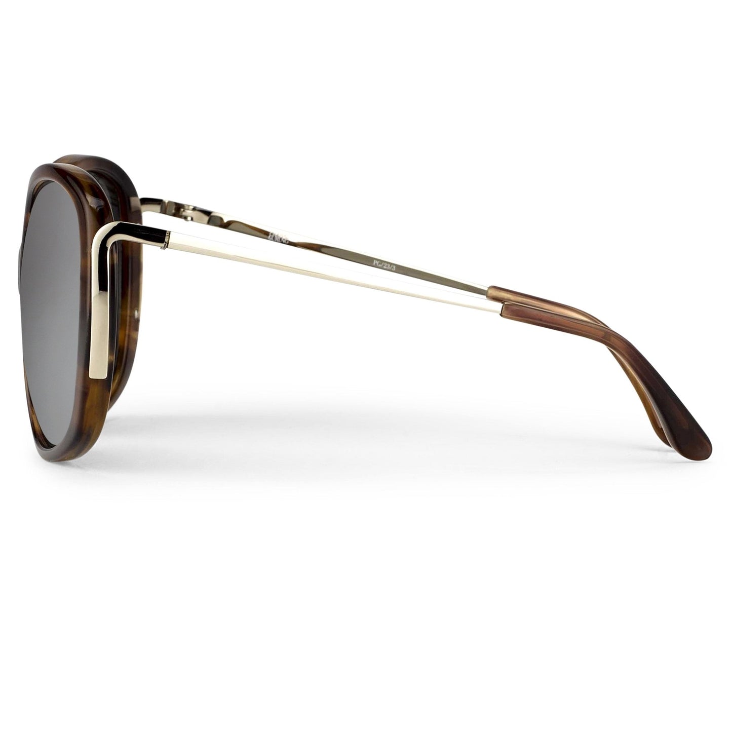 Prabal Gurung Sunglasses Oversized Tortoiseshell and Silver