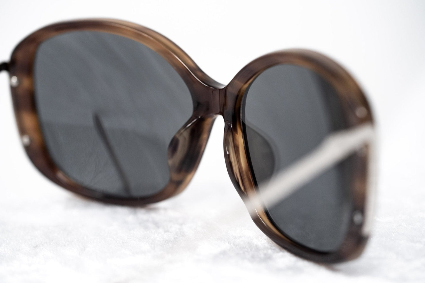 Prabal Gurung Sunglasses Oversized Tortoiseshell and Silver