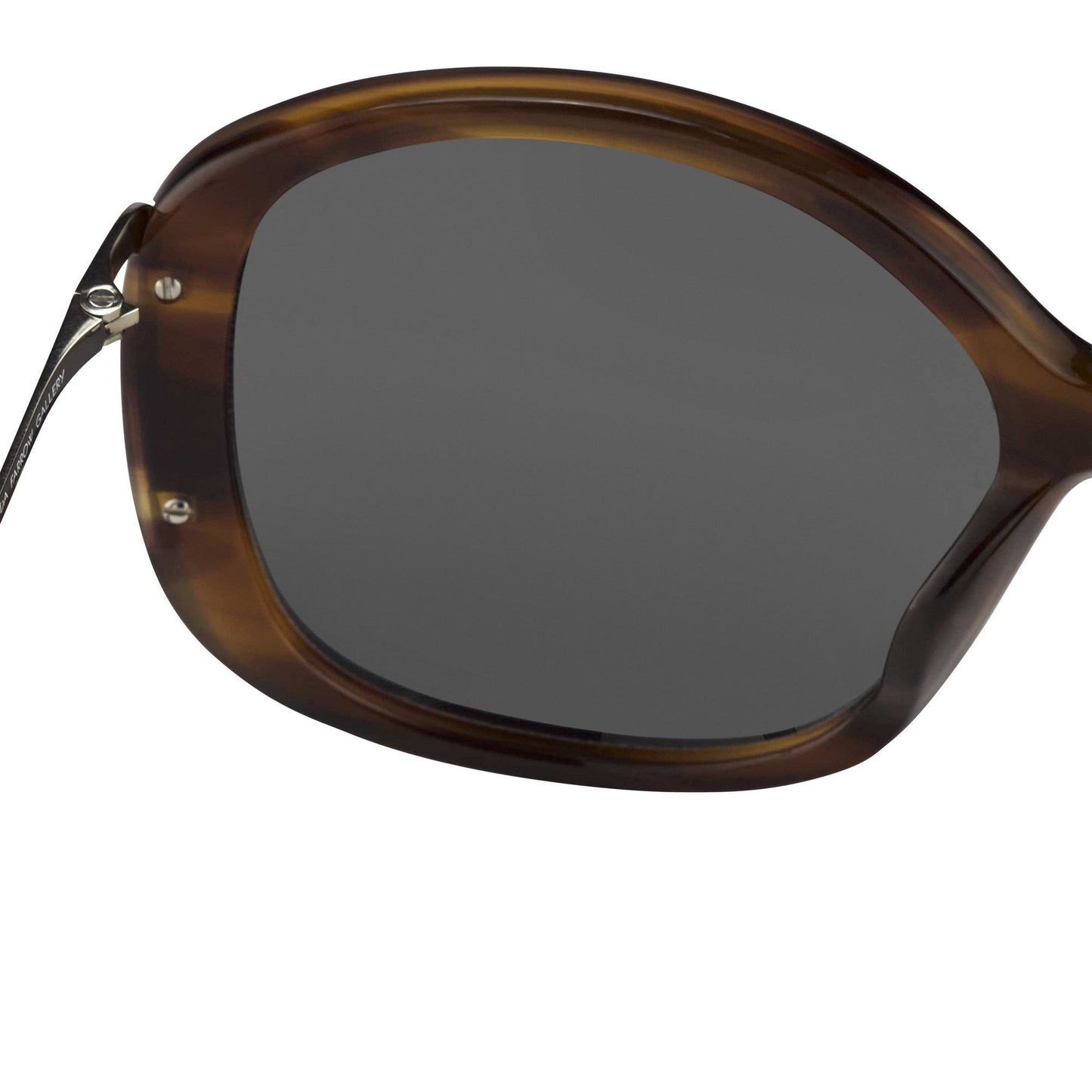 Prabal Gurung Sunglasses Oversized Tortoiseshell and Silver