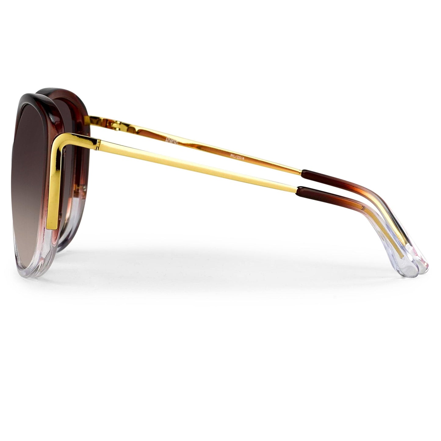 Prabal Gurung Sunglasses Oversized Maroon and Red Gradient