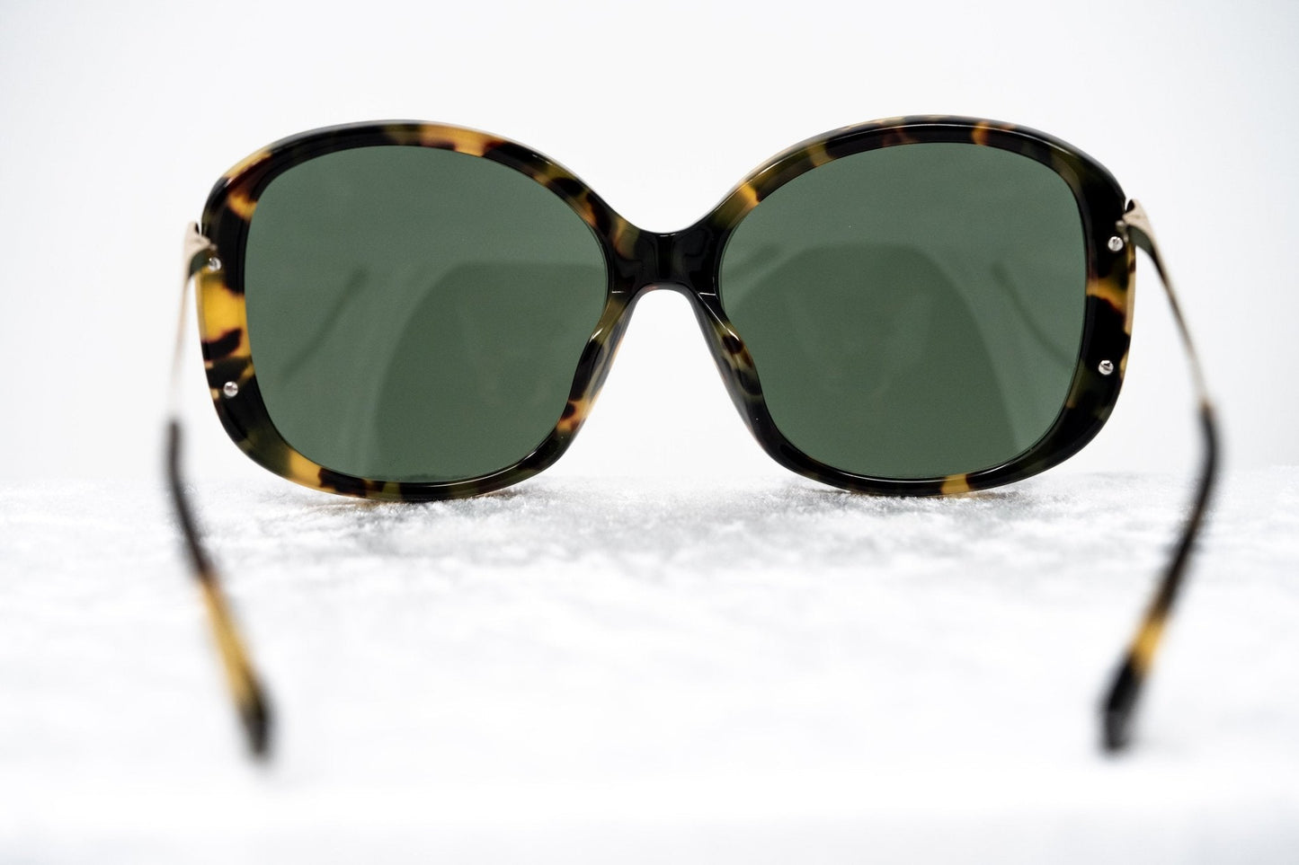 Prabal Gurung Sunglasses Oversized Tortoiseshell and Green