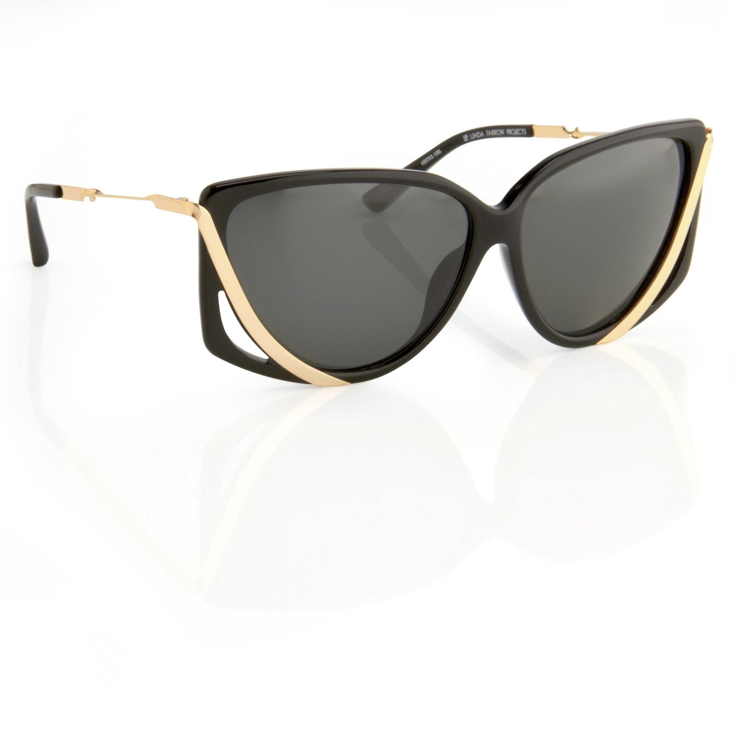 Prabal Gurung Sunglasses Rectangular Black and Grey