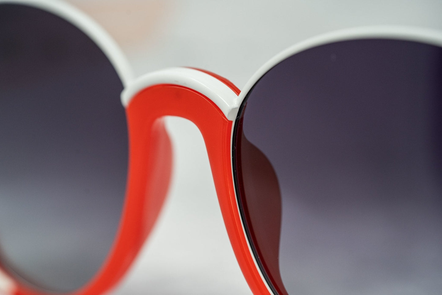 Prabal Gurung Ladies Sunglasses Round Crimson and Grey PG24C4SUN