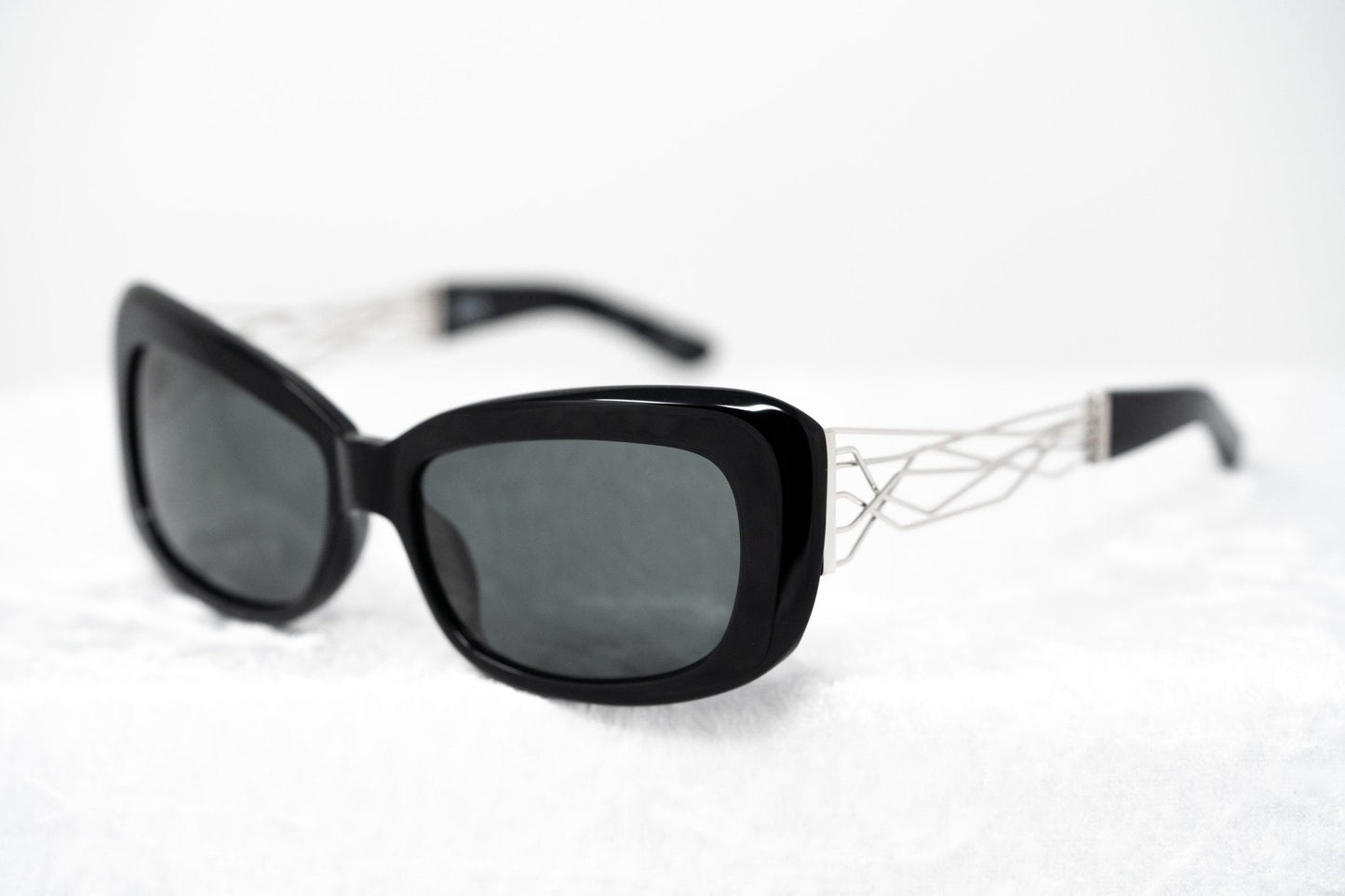 Prabal Gurung Sunglasses Rectangle Black and Grey