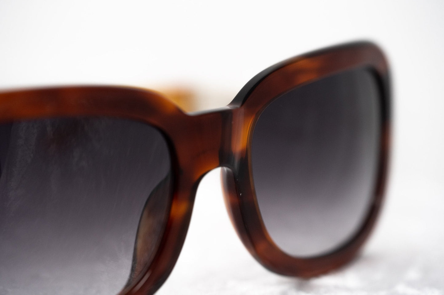 Prabal Gurung Sunglasses Rectangle Tortoise Shell Acetate and Grey