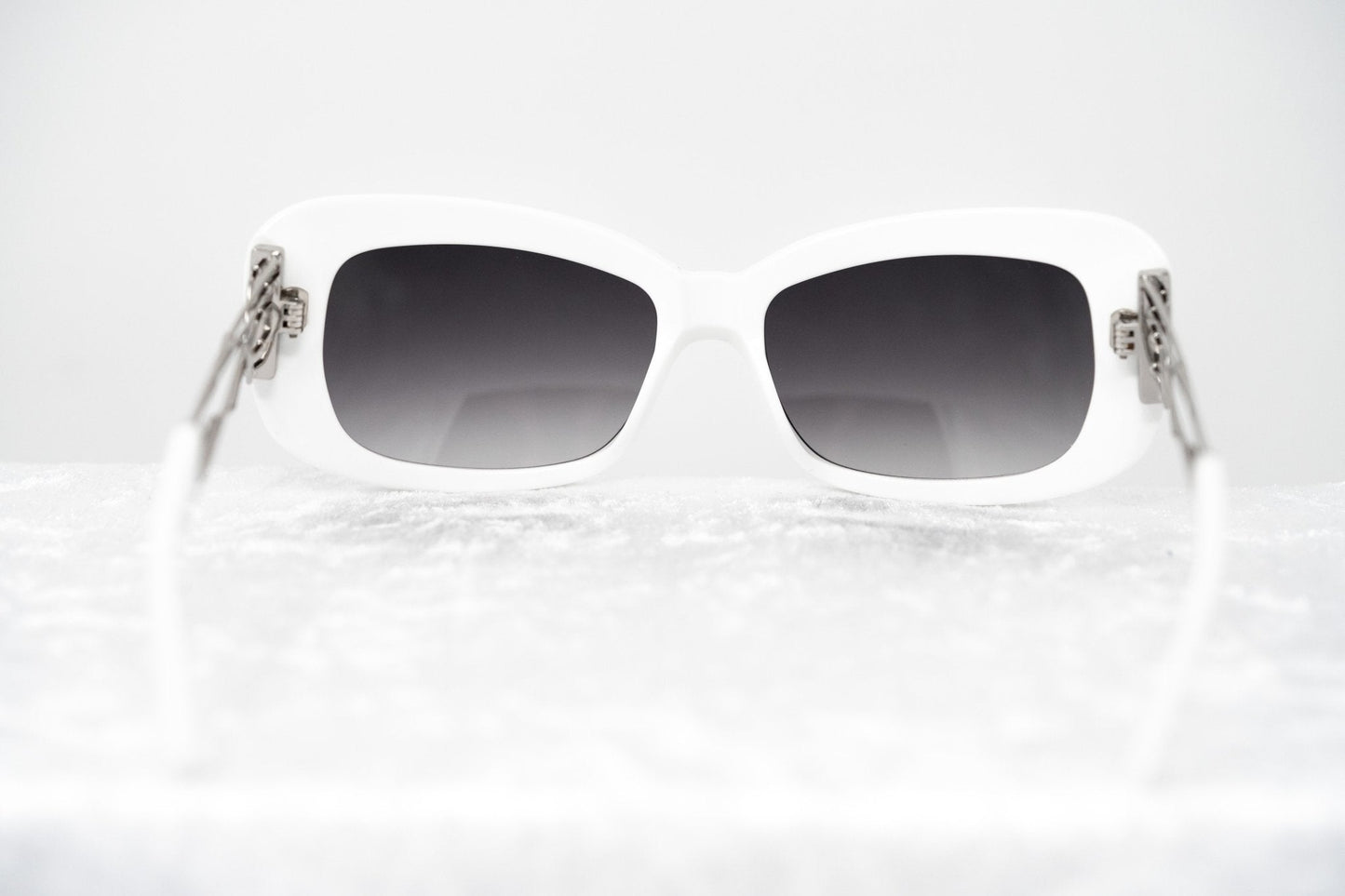 Prabal Gurung Sunglasses Rectangle White and Grey